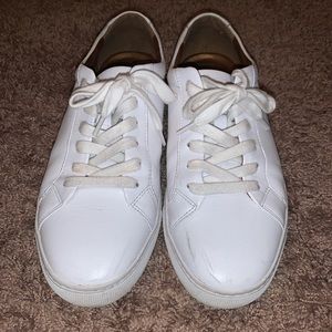 New republic Kurt white sneakers size 9!